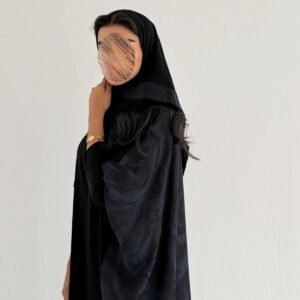 عباية كريب نص بشت بقصه راقية وحصري